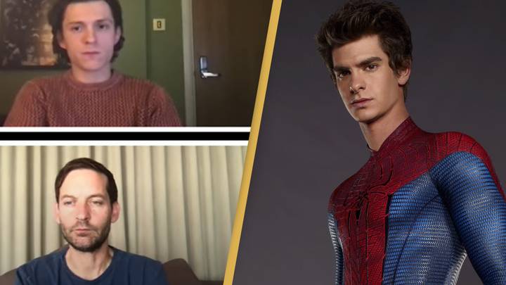 Tom Holland, Andrew Garfield And Tobey Maguire Reunite For Emotional Spider-Man: No Way Home Interview