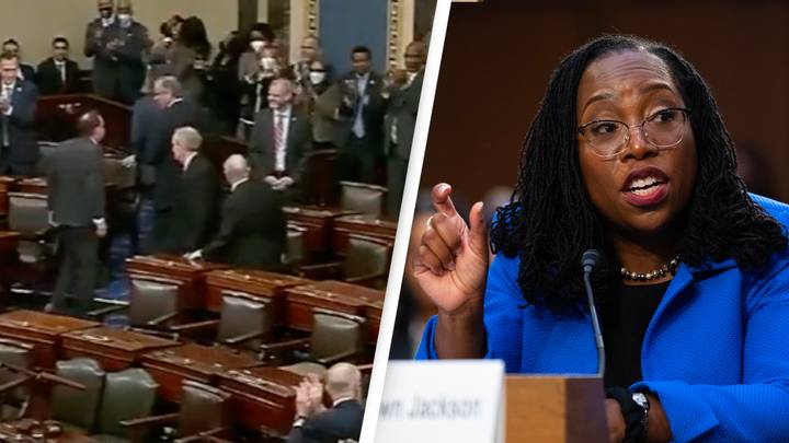 Senate Republicans Storm Out As First African American Woman Is Confirmed As Next Associate Justice In Supreme Court