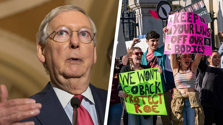 Mitch McConnell Flags Nationwide Abortion Ban Should Rights Be Overturned In United States