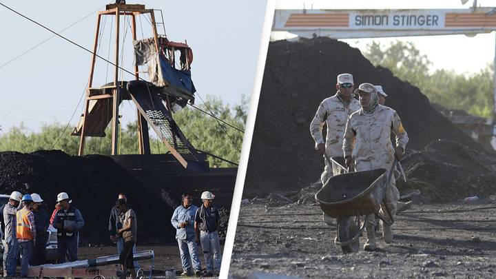 Rescue workers are racing against time to save 10 mine workers trapped underground after collapse