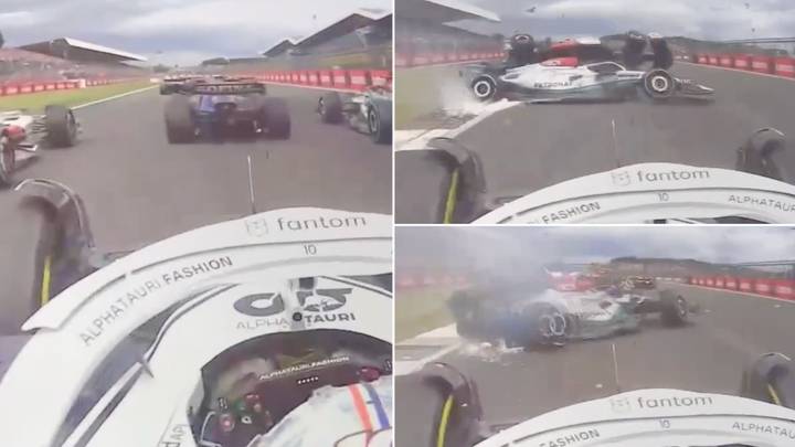 Pierre Gasly's Onboard Footage Shows Shocking Scale Of Crash Where Zhou Guanyu's Car Was Flipped Upside Down