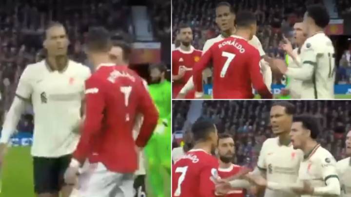 Virgil Van Dijk Chested Cristiano Ronaldo After Incident With Curtis Jones, He Didn't Want It