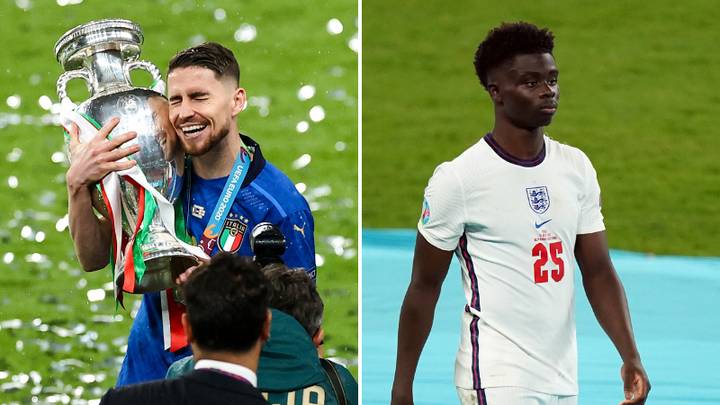 Jorginho Knew Euro 2020 Final Vs England Was 'Done' When Bukayo Saka Stepped Up For Penalty