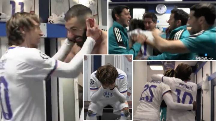 Incredible Footage Of Luka Modric's Wholesome Post-Match Celebration With Real Madrid Staff And Teammates Goes Viral