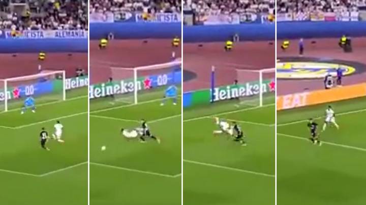Eder Militao did a 'fast forward roll' to get back into play and it's actually incredible