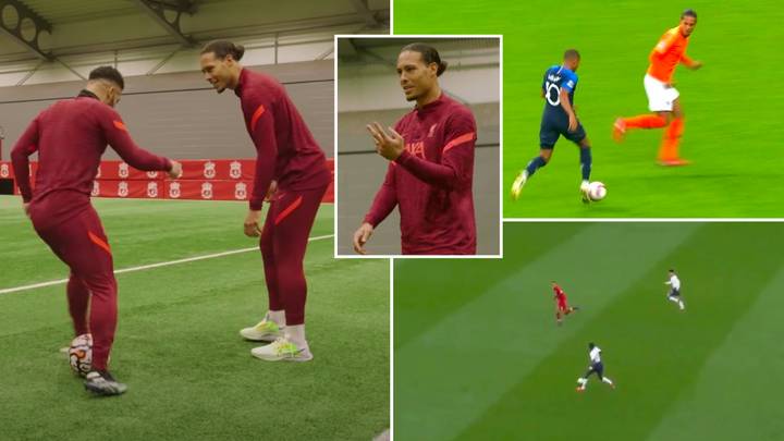 Virgil Van Dijk Gave A Masterclass On How To Defend One-On-One To A YouTuber, He's So Hard To Beat