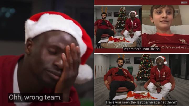 Sadio Mane Had A Priceless Reaction To Young Liverpool Fan Saying His Brother Supports Manchester United
