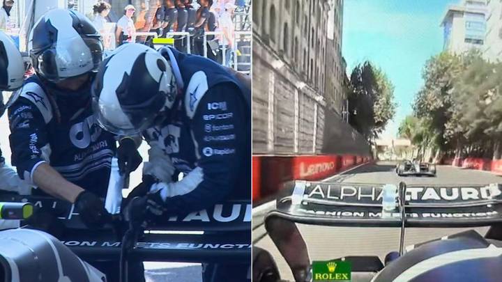 Fans Enjoyed Formula One Team Just Gaffer Taping Up Issue During Azerbaijan Grand Prix