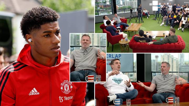 Jamie Carragher Says Marcus Rashford Is 'Not Good Enough" For Man Utd, Gary Neville Was Having None Of It