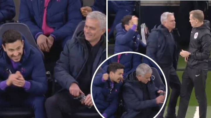 Jose Mourinho Realising Raheem Sterling Was Already On A Yellow Card Is Genuinely His Best Ever Moment