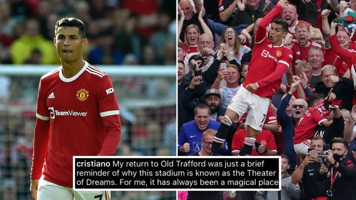 Cristiano Ronaldo Reacts To Match Winning Performance On Manchester United Return
