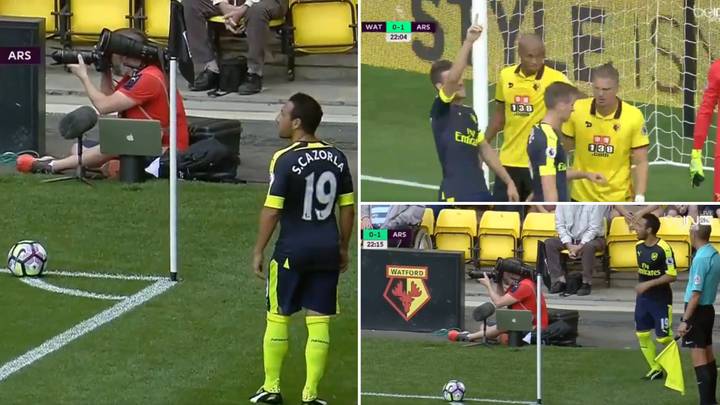 Santi Cazorla Proved He's The Most Two-Footed Player Ever With Genius Switch Mid-Corner