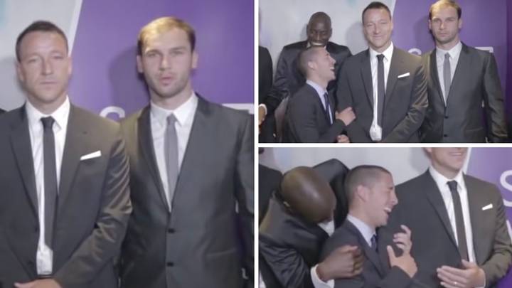 Hilarious Video Resurfaces Of Eden Hazard Crying With Laughter At Branislav Ivanovic Speaking English
