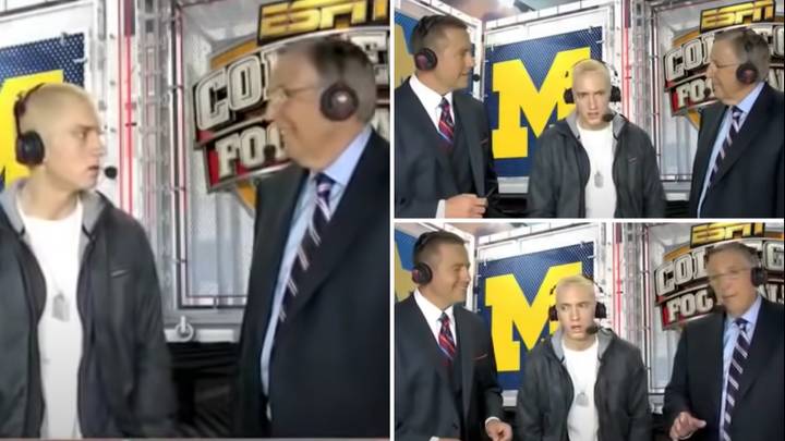One Of Eminem's 'Really Awkward' Interviews Resurfaces After Epic Super Bowl 2022 Performance And It Is Comedy Gold