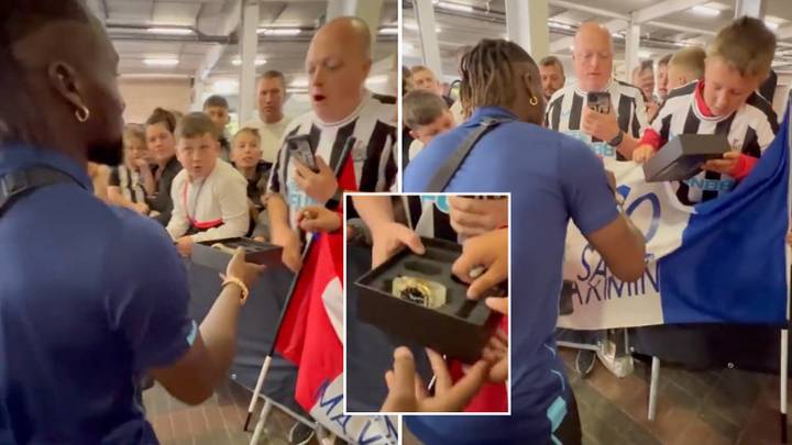 Allan Saint Maximin gifts Rolex watch to Newcastle fan after opening day victory