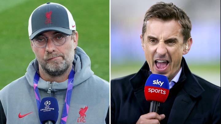 Gary Neville Pinpoints Only Time He 'Went Too Far' As TV Pundit After Jurgen Klopp Feud