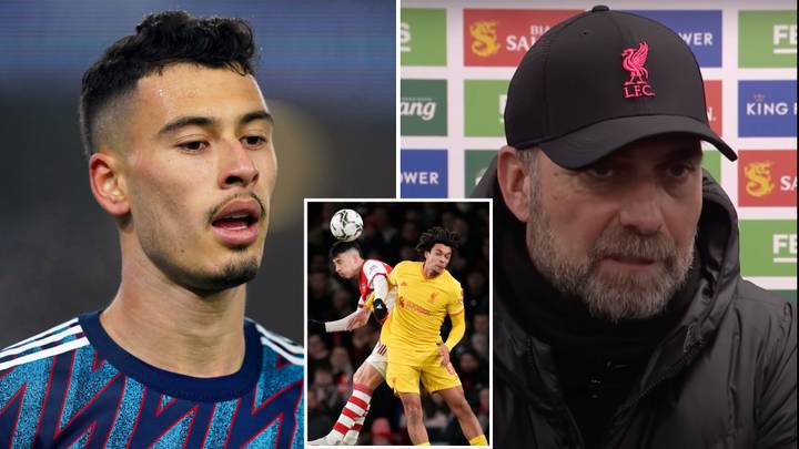 Jurgen Klopp Went Out Of His Way To Praise 'Outstanding' Gabriel Martinelli After Liverpool Knock Arsenal Out Of Carabao Cup