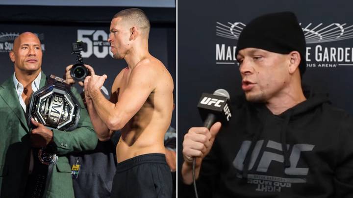 Nate Diaz calls out Dwayne 'The Rock' Johnson to a fight