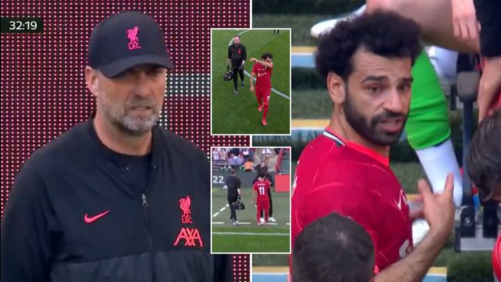 Mo Salah Forced Off With Injury After 32 Minutes In FA Cup Final Vs Chelsea