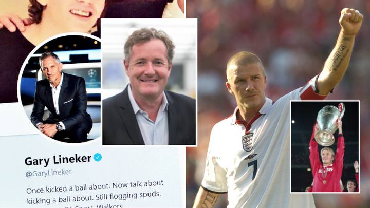 Piers Morgan Says David Beckham Was The 'Most Overrated Player In History', Gary Lineker Wasn't Having Any Of It