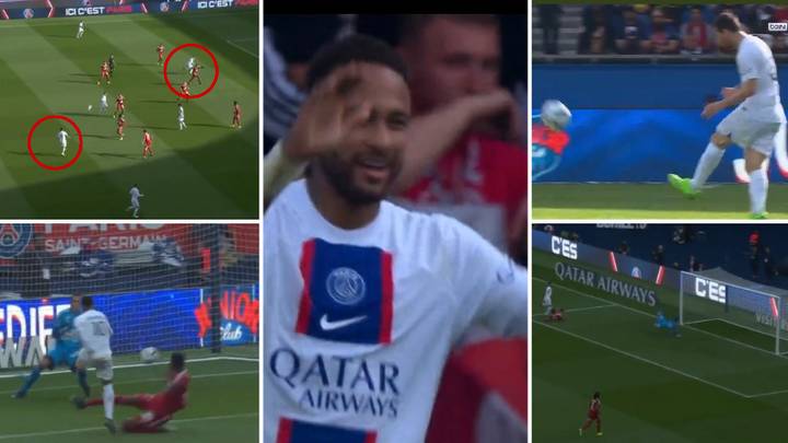 Lionel Messi plays beautiful ball to set up Neymar goal
