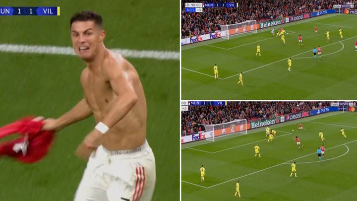 Cristiano Ronaldo Scores Last Minute Goal To Seal Manchester United Comeback Win Against Villarreal