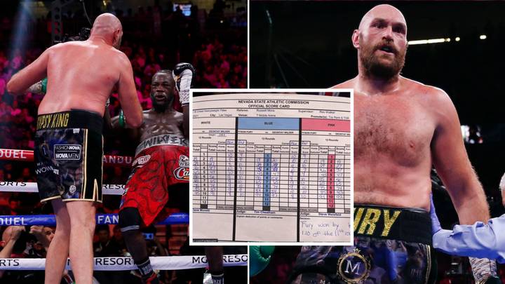 Tyson Fury Vs Deontay Wilder Scorecard Revealed After Knockout Win For Fury