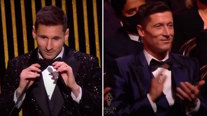 Lionel Messi Admits Robert Lewandowski Was Robbed Of Ballon d'Or In Classy Acceptance Speech