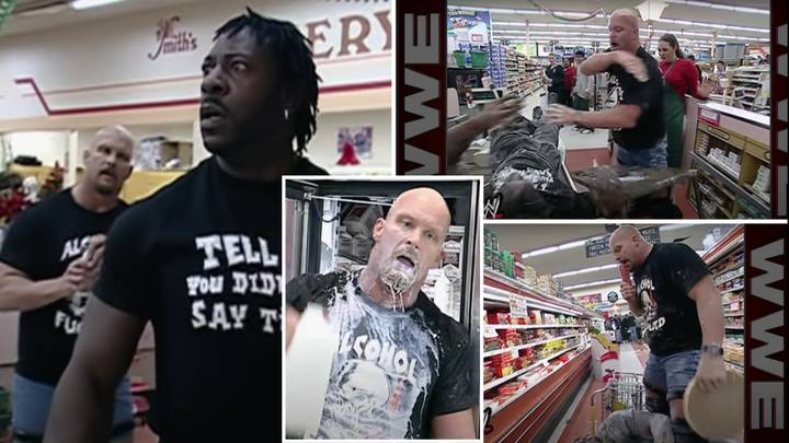 20 Years Ago This Month, Booker T And Stone Cold Went To War In Their Iconic Store Brawl