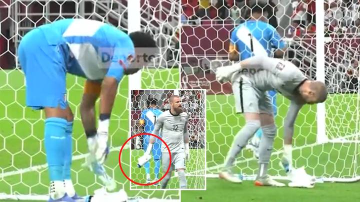 Close-Up Footage Shows Andrew Redmayne Playing 'Dirty' Trick On Peru Goalkeeper During Penalty Shootout