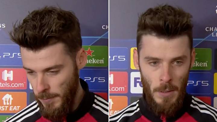 A Visibly Emotional David De Gea Was A Broken Man In Emotional Post-Match Interview After Atletico Loss