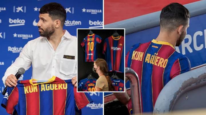 Barcelona Striker Sergio Aguero To 'Turn Down' Lionel Messi's Number 10 Shirt