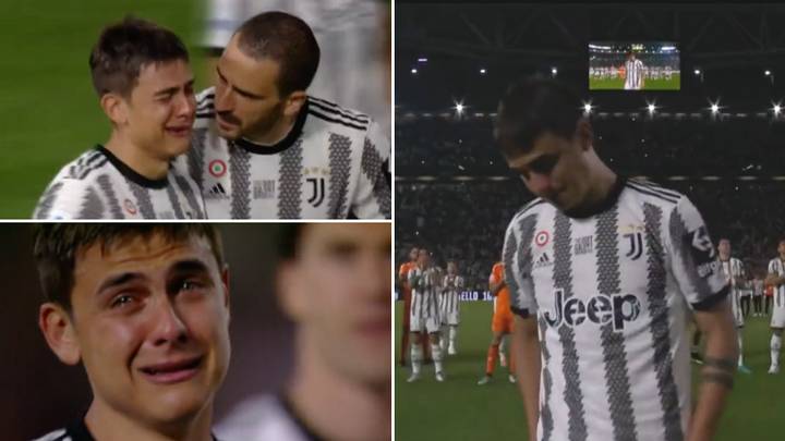Paulo Dybala Was Absolutely Heartbroken Saying Goodbye To Juventus Fans After Standing Ovation