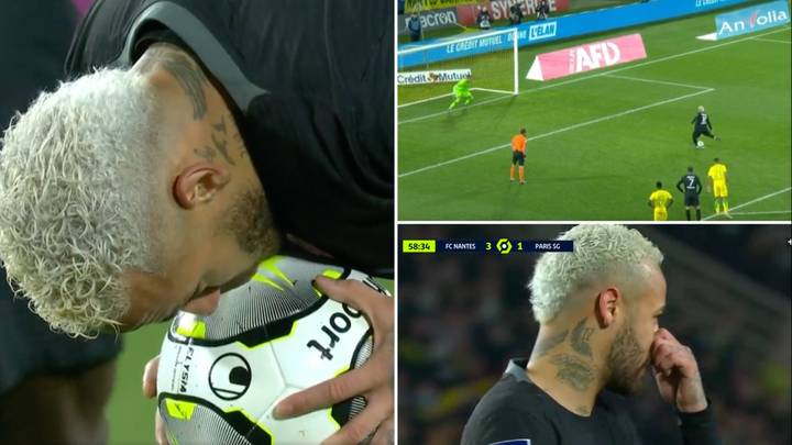 Neymar Has Just Taken The Worst Penalty Of The Season, Even He Looked Disgusted