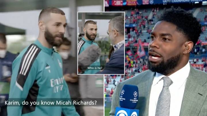 Karim Benzema Had A Priceless Response When Asked If He Knows Who Micah Richards Is