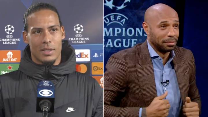 Virgil Van Dijk Called Out Thierry Henry Live On Air For Ignoring His Text