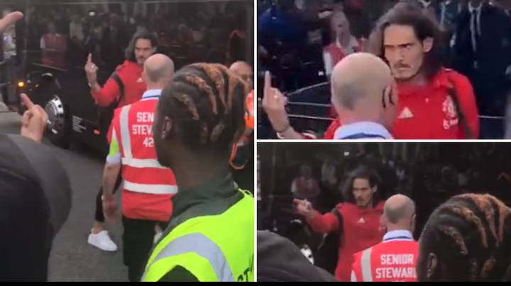 Edinson Cavani’s Brutal Response To Fans After Manchester United Season Ended In Disappointing Defeat
