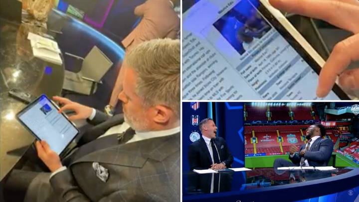 Jamie Carragher Googled Fellow CBS Sports Pundit And Micah Richards Caught Him In The Act