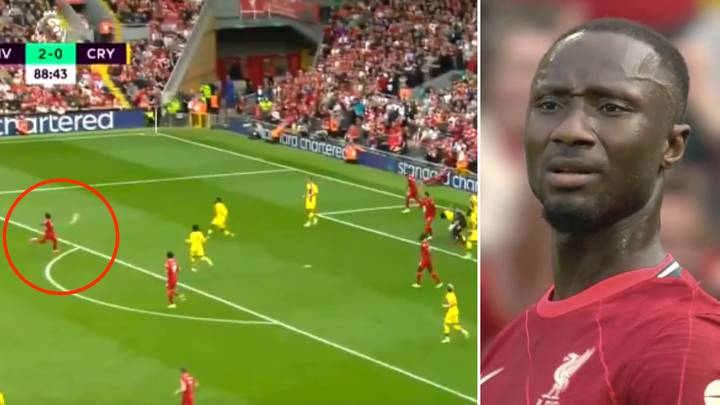 Naby Keita Pulls Out The Eric Cantona Celebration After Goal Vs Crystal Palace
