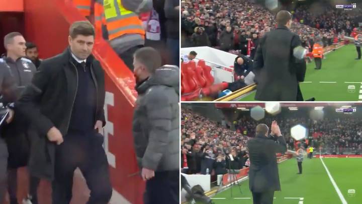 Steven Gerrard Given Incredible Reception On First Visit To Anfield As A Manager