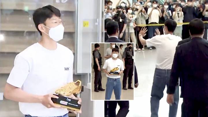 Son Heung-Min Received An Incredible Reception At South Korean Airport