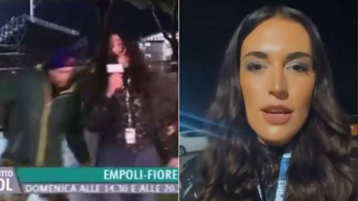 Italian Journalist Groped Live On Television Outside Serie A Game