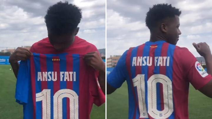 Barcelona Have Handed Lionel Messi's Iconic No.10 Shirt To Ansu Fati