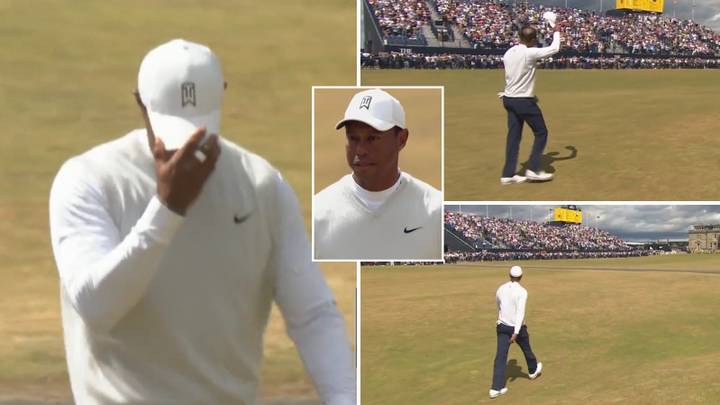 Fans Goosebump Inducing Reception Leaves Tiger Woods In Tears