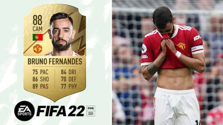 Player Complains About Bruno Fernandes 'Disappearing Against Higher-Rated Teams' On FIFA 22, EA Respond