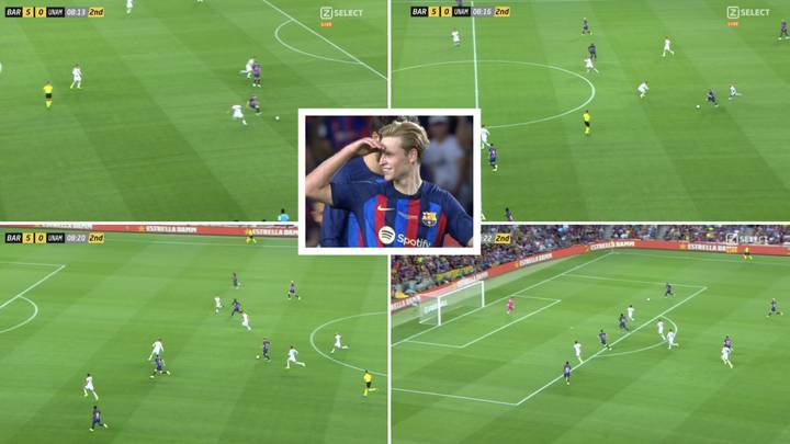 Man United target Frenkie de Jong produces mesmeric piece of play for  Barcelona