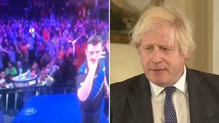 Thousands Of Darts Fans Chant 'Stand Up If You Hate Boris' At PDC World Championship