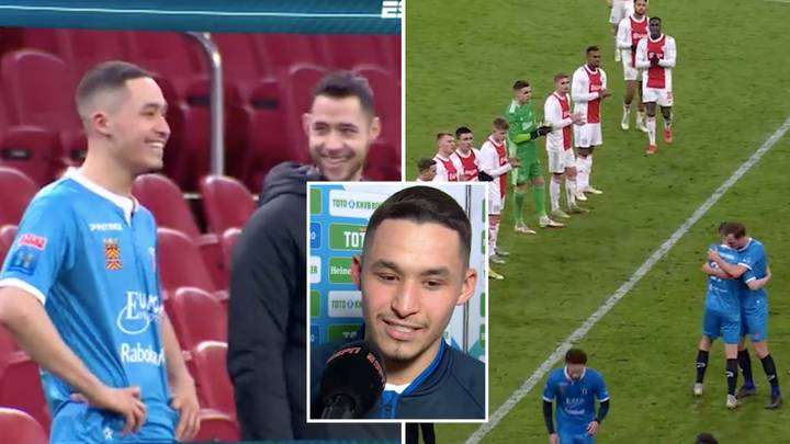 The Heartwarming Moment Excelsior's Devin Plank Receives Guard Of Honour Vs Ajax In First Game Back After Cancer Diagnosis