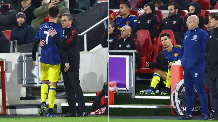 Ralf Rangnick Confirms What Cristiano Ronaldo Said To Him After Being Substituted