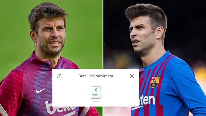Gerard Pique Posts Screenshot Of Bank Transfer After Being Called Out For Pay Cut
